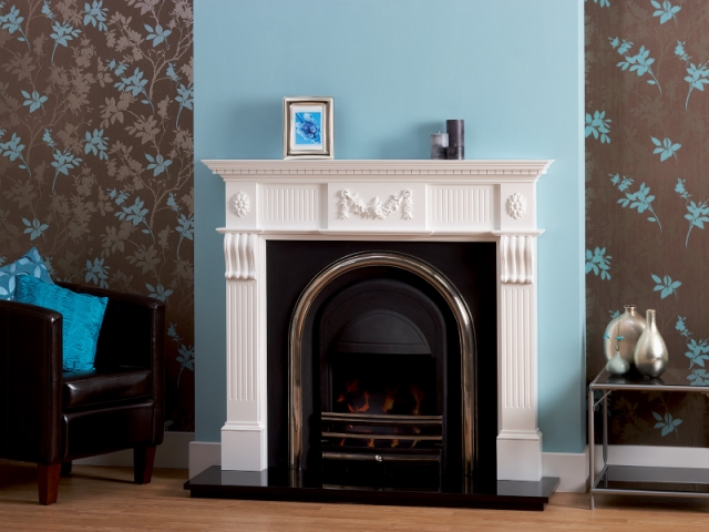 The Worcester White Wooden Surround