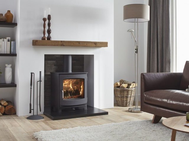 Dik Geurts Ivar 5 Low wood burner