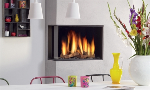 DRU Global 60 Corner BF Gas Fire