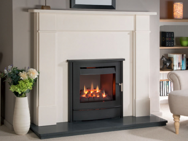 Nu-Flame Vitesse Balanced Flue with Standen Inset Stove Trim Manchester
