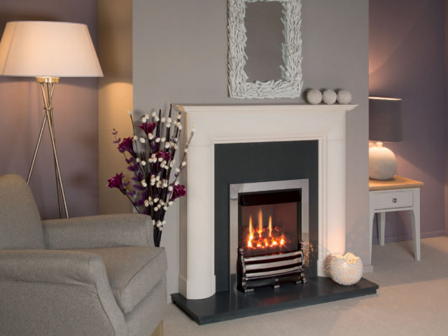 Nu-Flame Vitesse C/F Gas Fire with Royale Fret