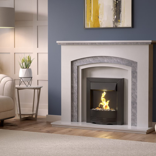 Findley house avelyne marble fireplace