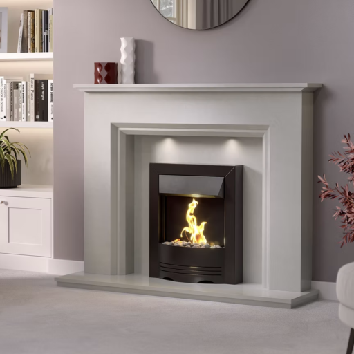 Findley house Berkley stone fireplace