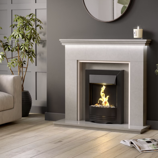 Findley house madelyn stone fireplace