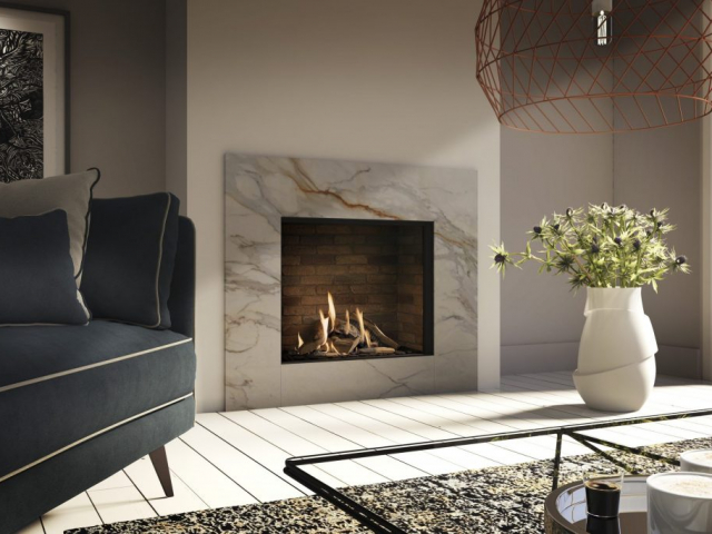 DRU Global 70XT gas fire modern manchester