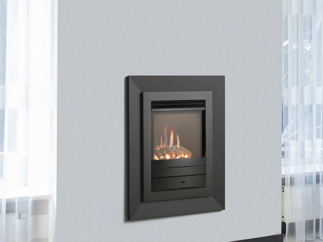 Legend Evora 4 sided gas fire contemporary Cheshire